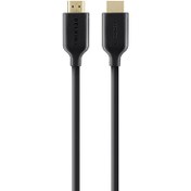 تصویر کابل دو سر HDMI همراه با Ethernet بلکین مدل F3Y021bt2M طول 2 متر Belkin F3Y021bt2M HDMI Cable with Ethernet 2M