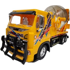 تصویر اسباب بازی کامیون میکسر بتن dorj toy Dorj Toy Concrete Mixer Truck