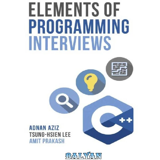 خرید و قیمت دانلود کتاب Elements of Programming Interviews: The ...