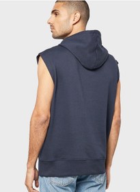 تصویر هودی بدون آستین اساسی برند mango man Essential Sleeveless Hoodie