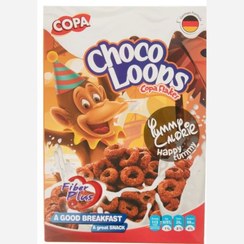 تصویر غلات صبحانه کوپا(کورن فلکس) - حلقه ای شکلاتی 