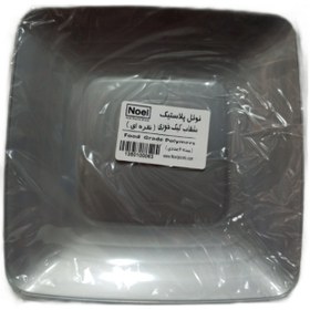 تصویر پیش دستی کیک خوری نقره ای 