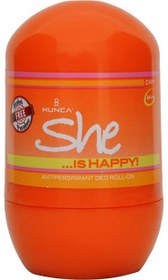 تصویر HUNCA شی دئورول 40 میل هپی (0755) She HAPPY Roll-On Deodorant For Women 40ml