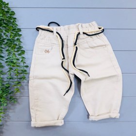 تصویر شلوار کتان اسپرت و ساده مدل ساعت_1674 