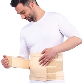 تصویر شکم بند تمام کش پلدار با کش ساپورت آدور Ador Adjustable Elastic Abdominal Support