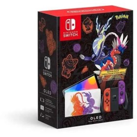 تصویر کنسول بازی نینتندو Nintendo Switch OLED Pokemon Scarlet and Violet Edition 4GB 64GB Nintendo Switch OLED Pokemon Scarlet and Violet Edition 4GB 64GB Game Console