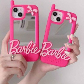 تصویر قاب آینه ای باربی سیلیکونی Barbie 