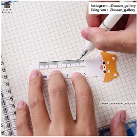 تصویر مینی خطکش DOLL MACHINE طرح حیوانات 