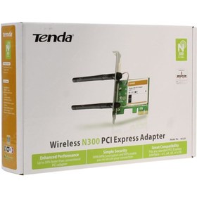 تصویر کارت شبکه PCI وایرلس N300 تندا مدل Tenda W322P+ 