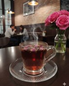 تصویر فنجان نعلبکی کروم موزیکال 