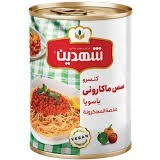 تصویر کنسرو سس ماکارونی شهدین (12 عددی) 