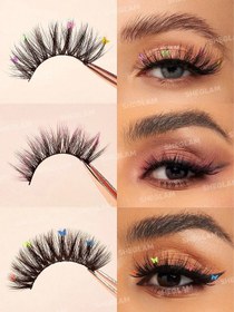 تصویر مجموعه ۸ جفت مژه مصنوعی ALL THE LASHES 