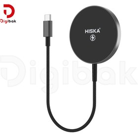 تصویر شارژر بی سیم هیسکا مدل HR-08 Hiska HR-08 Wireless Charger