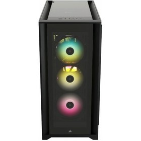 تصویر کیس کامپیوتر کورسیر مدل iCUE 5000X RGB CORSAIR iCUE 5000X RGB Mid Tower Case