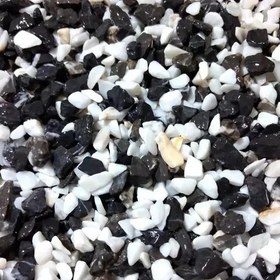 تصویر شن درشت سفید مشکی 