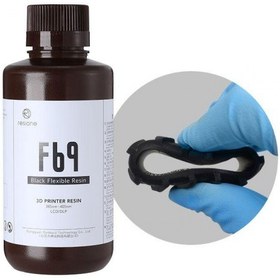 تصویر رزین F69 منعطف رزیون رنگ سیاه Resione F69 Black Flexible Rubber-like Resin 