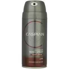 تصویر اسپری بدن مردانه کاسپین مدل GENTLEMAN حجم 150 میلی لیتر ا Caspian Gentleman Body Spray for Men 150ml Caspian Gentleman Body Spray for Men 150ml