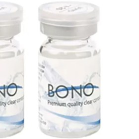 تصویر لنز طبی (نمره دار بی رنگ) سالیانه بونو BONO (نمرات مثبت + ) 