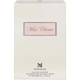 تصویر ادو پرفیوم زنانه مدل Miss Cherie حجم 110 میل متئوس Matheus Miss Cherie Eau De Parfum For Women 110 ml