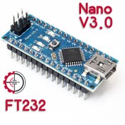 تصویر آردوینو نانو Arduino Nano R3 مدل اصلی FT232 