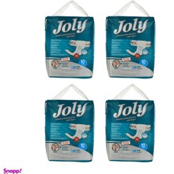 تصویر پوشینه چسبی بزرگسال جولی مدل M سایز متوسط مجموعه 4 عددی 