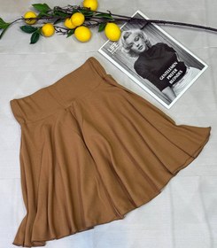 تصویر دامن تنیسی - ساده مشکی 