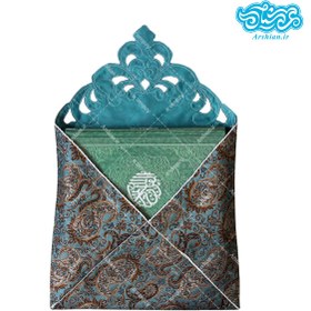 تصویر جلد قرآن ترمه 