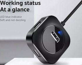 تصویر هاب 4 پورت Type-C کوتتسی مدل 83008 