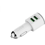 تصویر شارژر فندکی الدینیو مدل DL-C29 همراه با کابل لایتنینگ LDNIO DL-C29 Car Charger With Lightning Cable