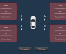 تصویر سیستم مانیتورینگ فشار لاستیک سواری – اندرویدی (TPMS) – TY06 – سنسور خارجی 