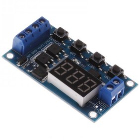 تصویر ماژول تایمر با آی سی - قابل تنظیم از 12 تا 24 ولت BOARD MODULE TIMER 12V-24V