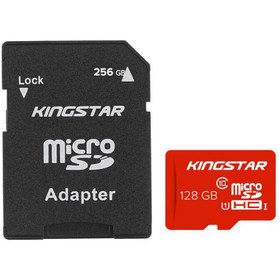 تصویر کارت حافظه Micro SDHC کینگ استار کلاس 10 ظرفیت 128 گیگابایت King Star Micro SDHC C10 128GB