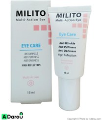 تصویر كرم دور چشم 15 میلی لیتر میلیتو Milito Eye Contour Cream