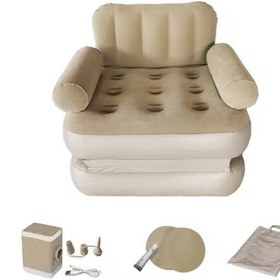 تصویر تخت و مبل بادی دوکاره 