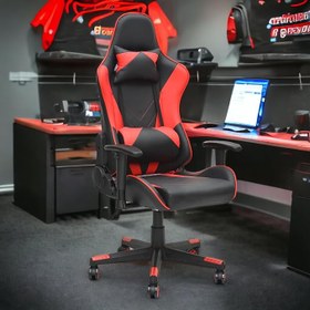 Black red chair hot sale