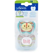 تصویر پستانک دکتر براونز بسته ۲ عددی طرح نهنگ مناسب ۰ تا ۶ ماه 