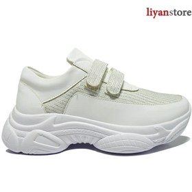 تصویر کفش زنانه – کتونی دخترانه و زنانه – کتونی دخترانه لمه دو چسب – b100 ا Girl sneakers Girl sneakers