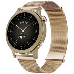 تصویر برچسب ماهوت طرح Matte-Gold مناسب برای ساعت هوشمند هوآوی Watch GT 3 42mm 