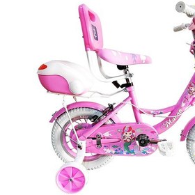 تصویر دوچرخه دخترانه سایز 12 شرکت ماکان دوچرخ 