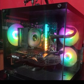 تصویر سیستم گیمینگ اقتصادی اقساطی نسل 12 | Core i5 12400f | H610k-m | Rx580 | Ram 16 3600 