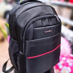 تصویر کوله مشکی بنیتون Bniton