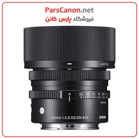 تصویر لنز سیگما مانت سونی Sigma 45mm f/2.8 DG DN Contemporary Lens for Sony E 