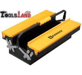 تصویر جعبه ابزار دو طبقه اتومات کنزاکس مدل KTB-1302 Kenzax KTB-1302 automatic two-story tool box