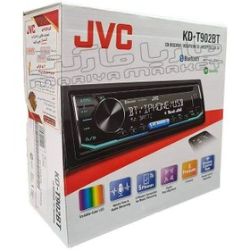 تصویر رادیوپخش جی وی سی مدل KD-T902BT JVC KD-T902BT Car Audio