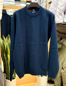 تصویر بافت یقه گرد - سبز تیره 