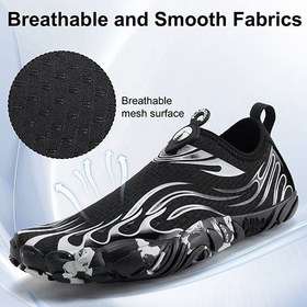 تصویر کفش آبی plankzone مدل Leymar رنگ سفید مشکی 