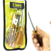 تصویر پیچ گوشتی سفیر نایاب ابزارجوانمردی تخصصی و حرفه ای کاملا کارگاهی برای خانگی زیاده 