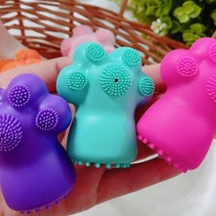 تصویر فیس براش پنجه گربه ای سیلیکونی 