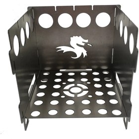 تصویر اجاق هیزمی جیبی زیبو مدل X1 استیل ضد زنگ 