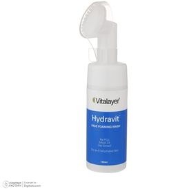 تصویر فوم شستشوی صورت هیدراویت ویتالیر مناسب پوست های خشک 150میل Vitalayer hydravit foaming face wash